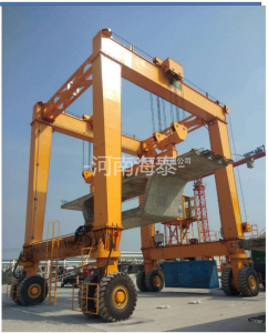 澳大利亞-液壓輪胎提梁機-YTL60+60t-9.5m