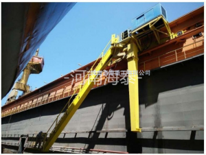 沙特阿拉伯-浮船塢用壁式作業車-WB0.5t-20m