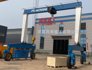 電動葫蘆單梁輪胎式起重機